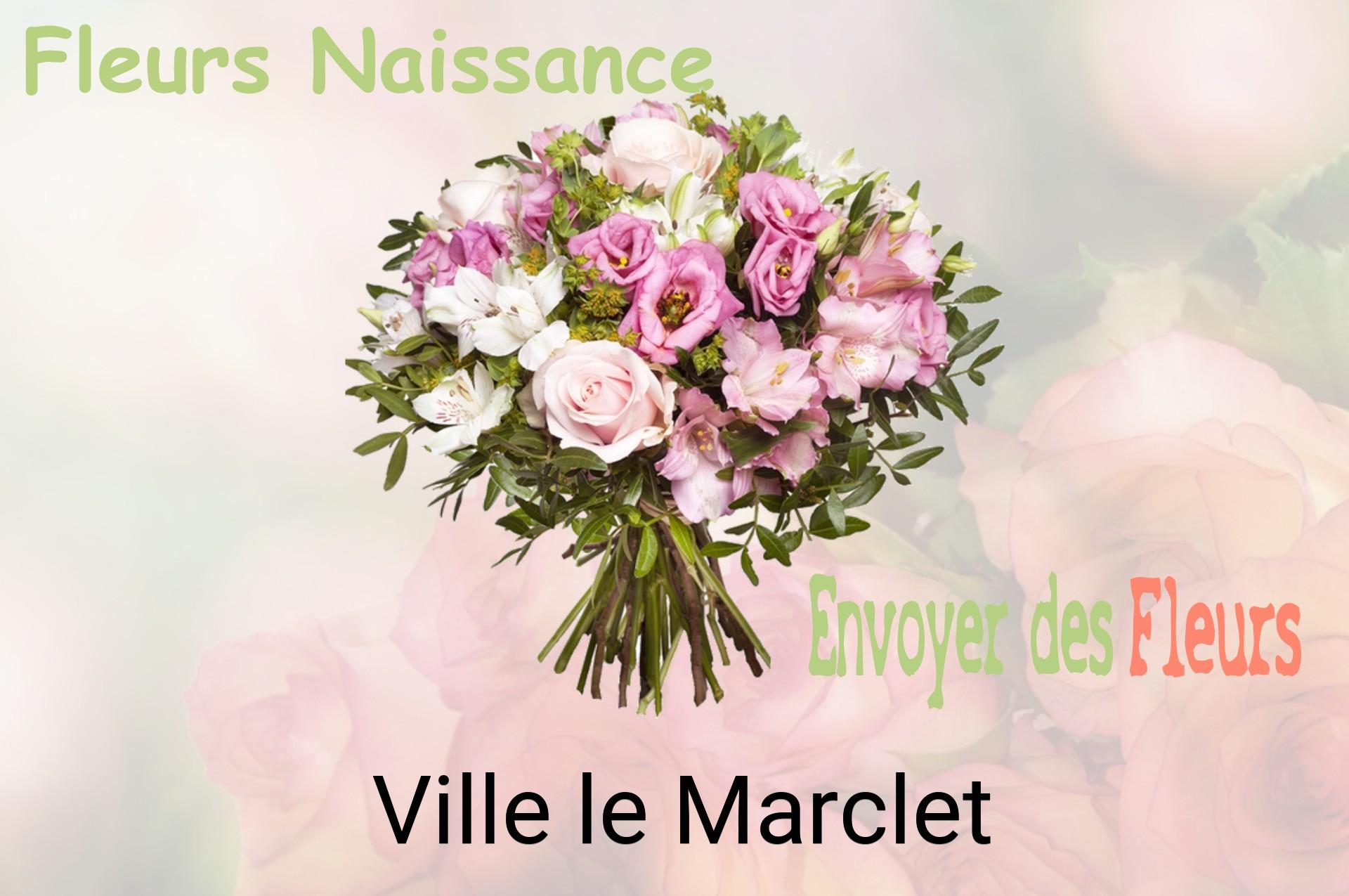 Bouquet de fleurs de naissance livré à Ville-le-Marclet